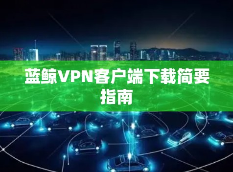 蓝鲸VPN客户端下载简要指南 蓝鲸VPN客户端下载简要指南