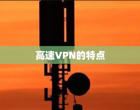 高速VPN的特点 高速VPN的特点