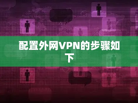 配置外网VPN的步骤如下