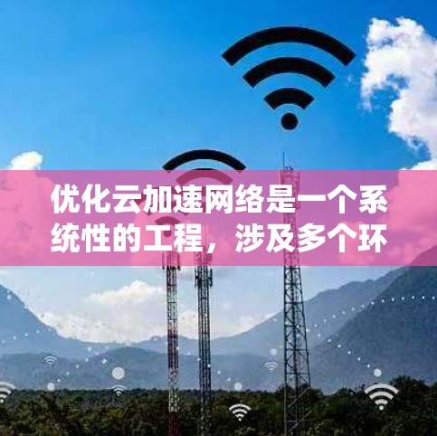 优化云加速网络是一个系统性的工程,涉及多个环节,需综合考虑物理网络、虚拟网络和云网络的优化。以下是优化云加速网络的具体步骤 优化云加速网络是一个系统性的工程,涉及多个环节,需综合考虑物理网络、虚拟网络和云网络的优化。以下是优化云加速网络的具体步骤