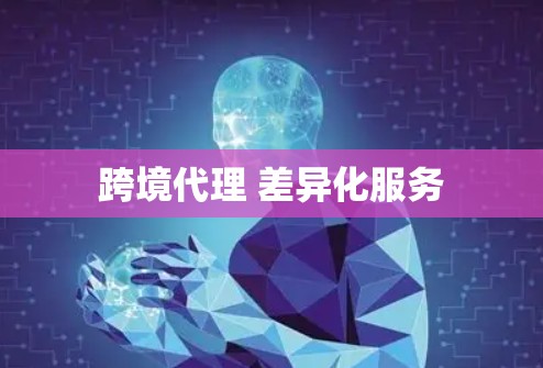 跨境代理 差异化服务